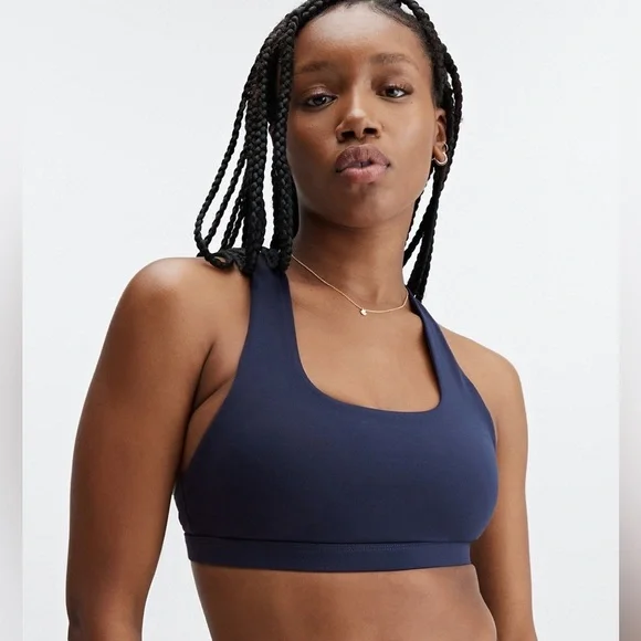 NWT FABLETICS warm up strappy athletic workout sports bra - Picture 2 of 6